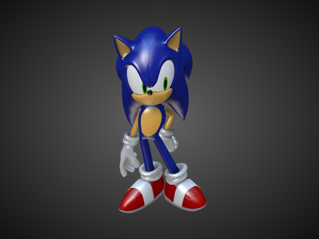 Sonic 3D Models for Free - Download Free 3D · Clara.io